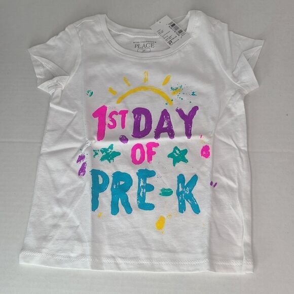2T First Day of Pre-K Tee Toddler Girl School - Picture 2 of 6